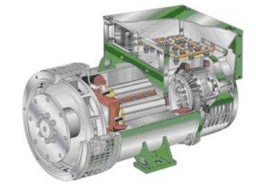 汪场镇发电机内部结构图